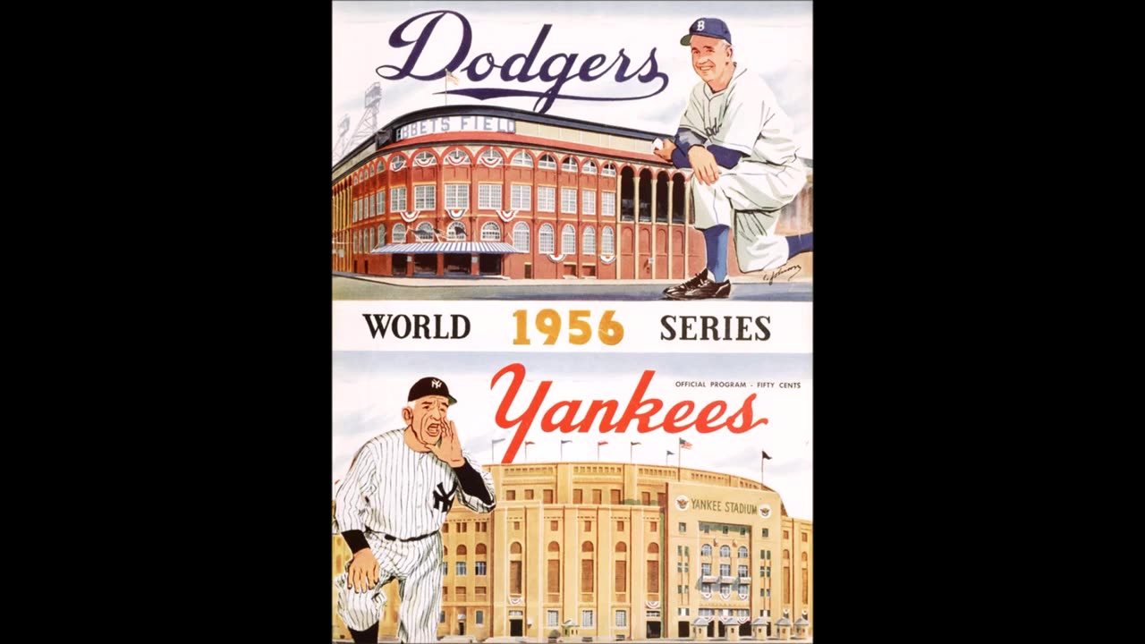 1956 Perfect Game 5 World Series Don Larsen audio