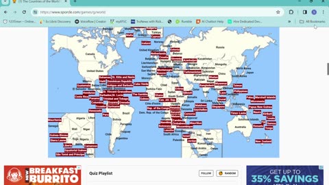 Trying to guess as many Countries as I can