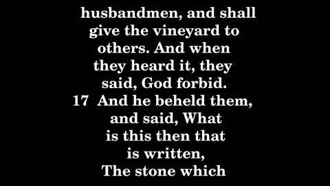 Luke 20 King James version