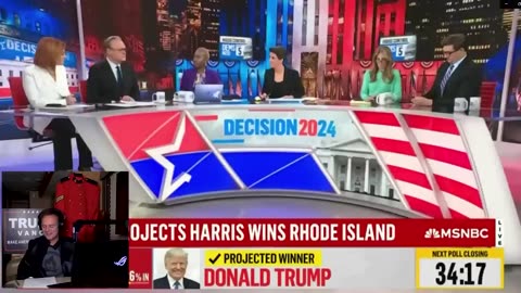 MSNBC 2024 Election Night not happy!