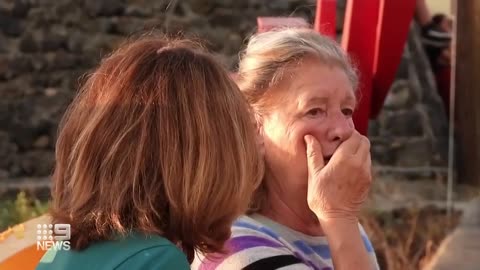 Rescue efforts underway as Spain volcano threatens to erupt | 9 News Australia