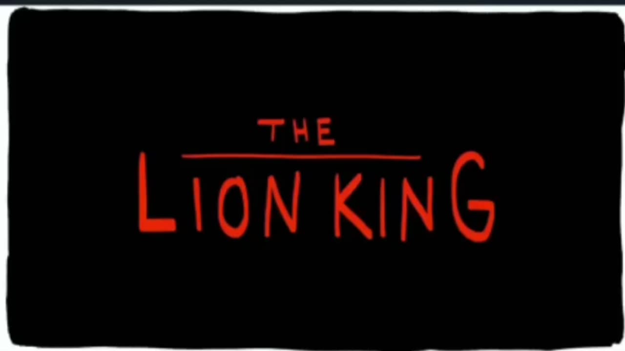 The Lion king in one minute