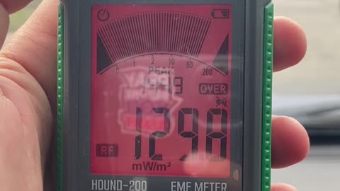 Dangerous EMF Levels at Luzon Avenue July 26, 2024 (one of many in this area)