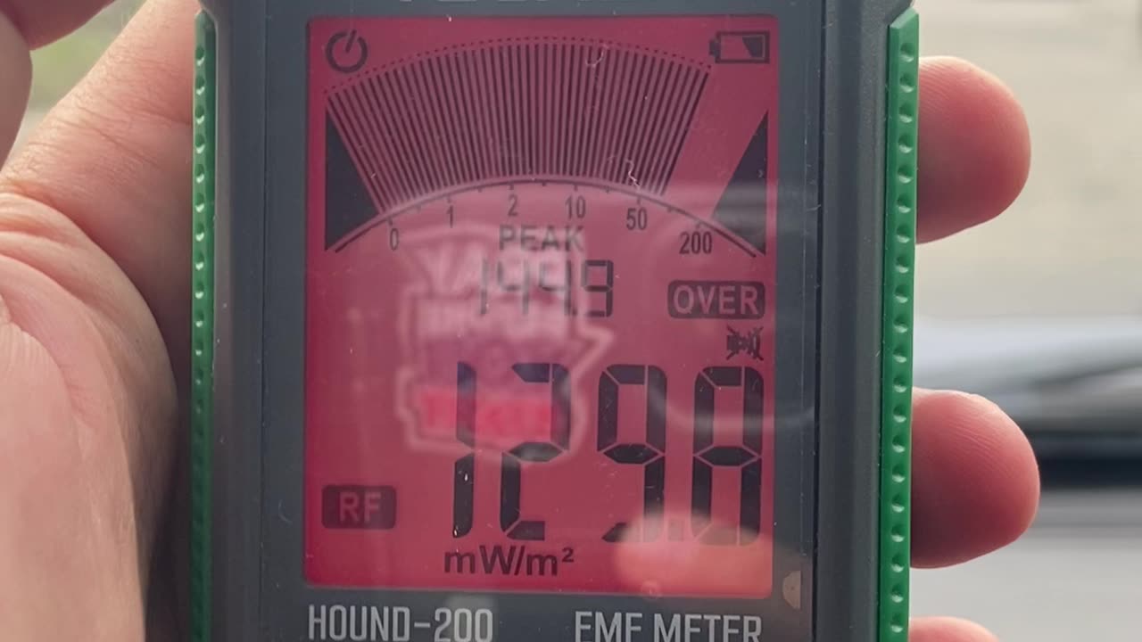 Dangerous EMF Levels at Luzon Avenue July 26, 2024 (one of many in this area)