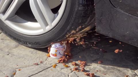 Crushing Crunchy & Soft Things by Car! EXPERIMENT: BABY CAT VS CAR