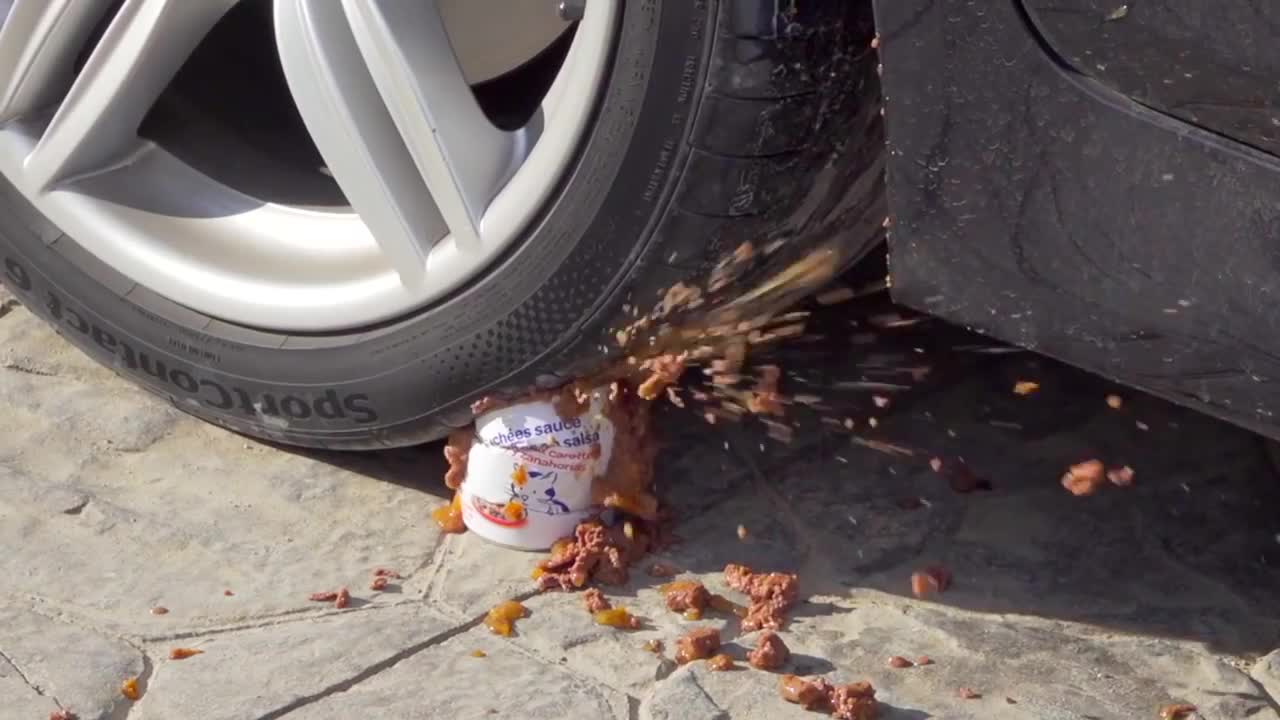 Crushing Crunchy & Soft Things by Car! EXPERIMENT: BABY CAT VS CAR