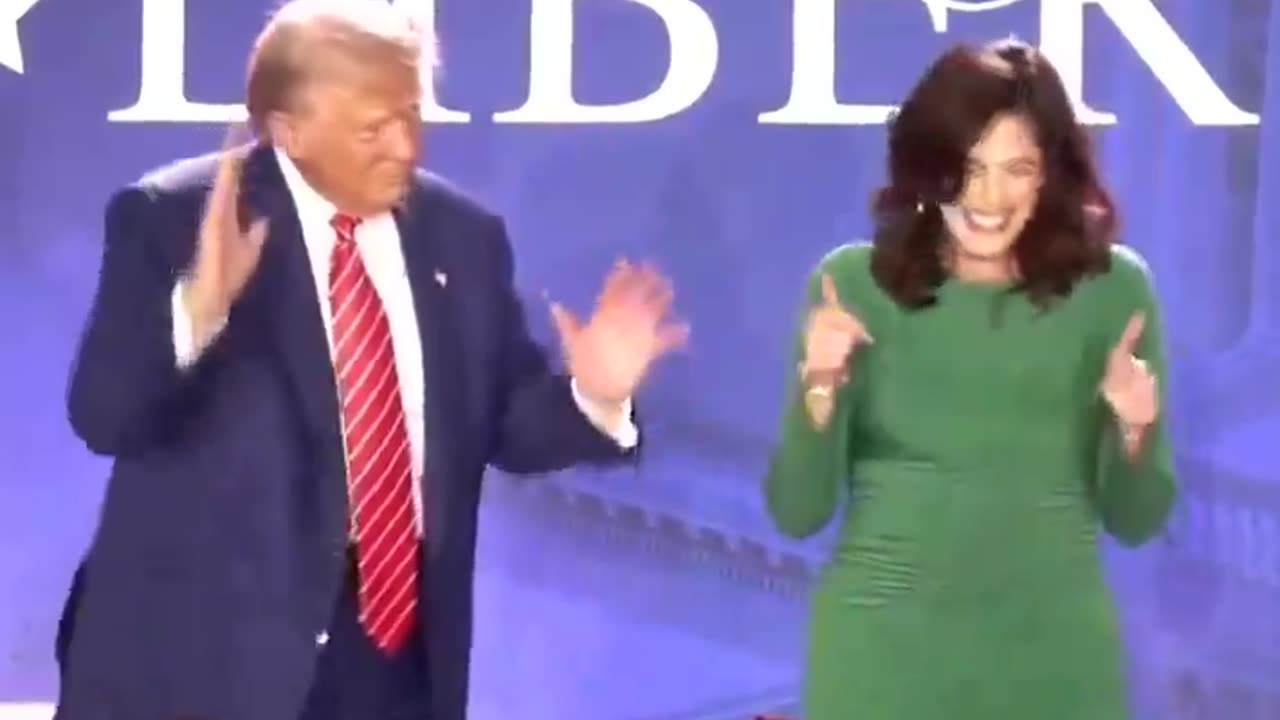 Trump Ends His Moms For Liberty Event With Signature Trump Dance