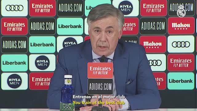 Carlo Ancelotti's first day back at Real Madrid