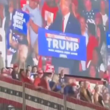 Donald Trump shouts out Lil Pump while campainging.