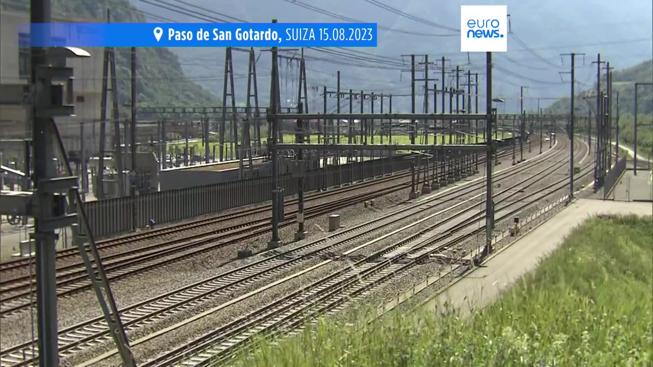 El túnel ferroviario de San Gotardo, que une Suiza e Italia, reabre un año después del accidente