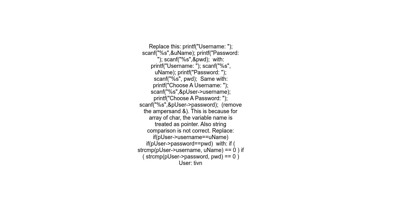C Login using file handling and linked list