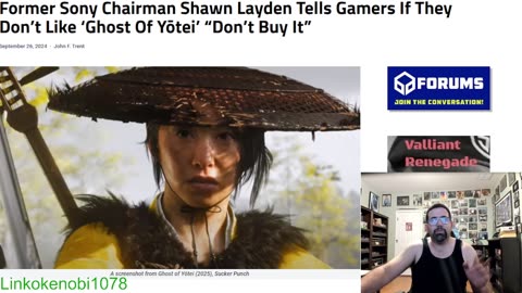 Former Sony Chairman Mock Gamers