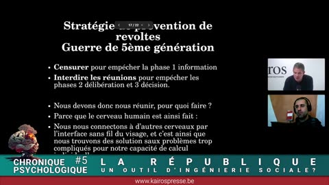 Chronique Psychologique La République un outil d'ingénierie sociale (EP5)