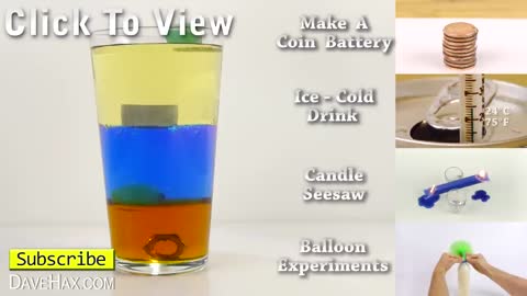 Denser Than You Think - Science Experiment