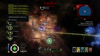 Space battle with Iconians