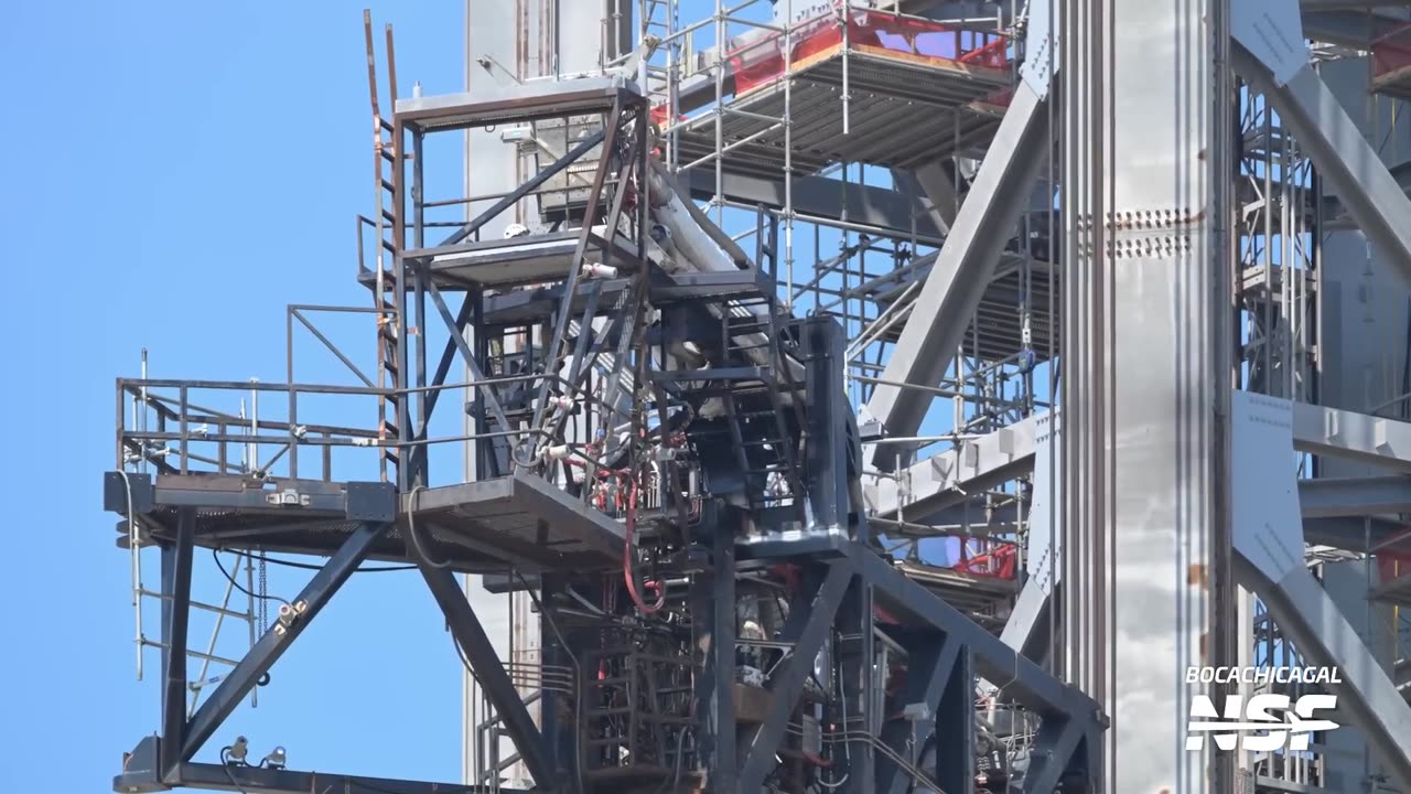 Starship Version 2 Aft Section Rolled Out for Stacking _ SpaceX Boca Chica