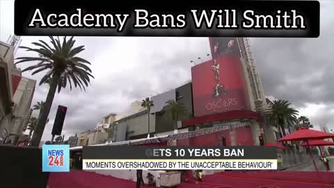 Academy Bans Will Smith for 10 years over slap of Chris rock.
