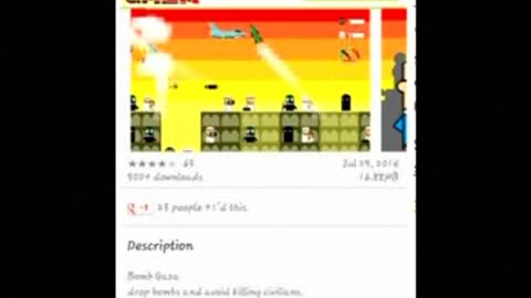 Google pulls game simulating Gaza attacks