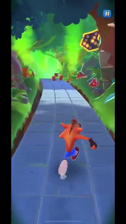 Nitro Mini Robot Battle Run Gameplay On Turtle Woods - Crash Bandicoot: On The Run! (Season 4 Boss)