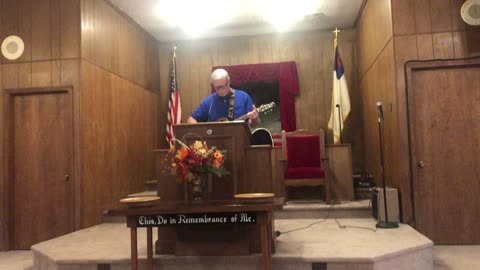 Brother Mike Carpenter at Sugar Creek Baptist Church