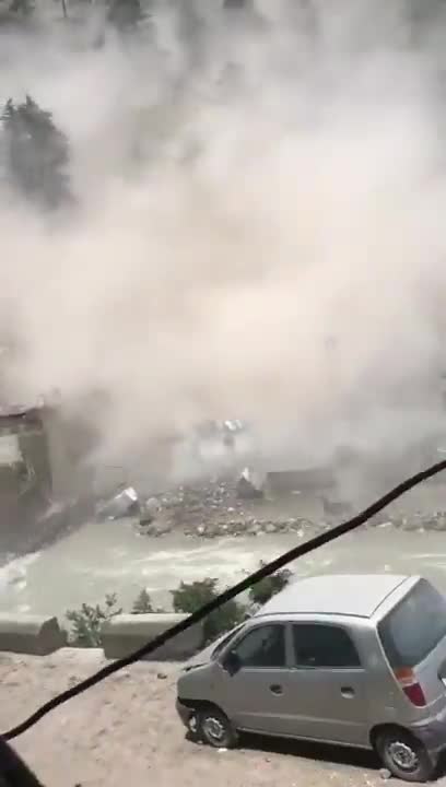 Rockslide in northern India kills at least 9, destroys bridge