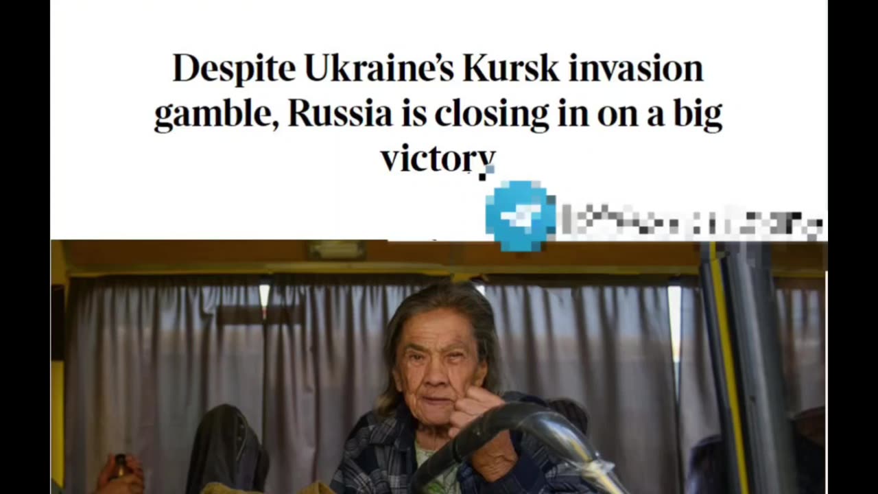 Kursk Invasion Update: Western Media Starts To Strike A New Tone.