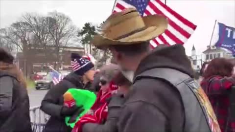 BLM leader punches 80-year-old woman