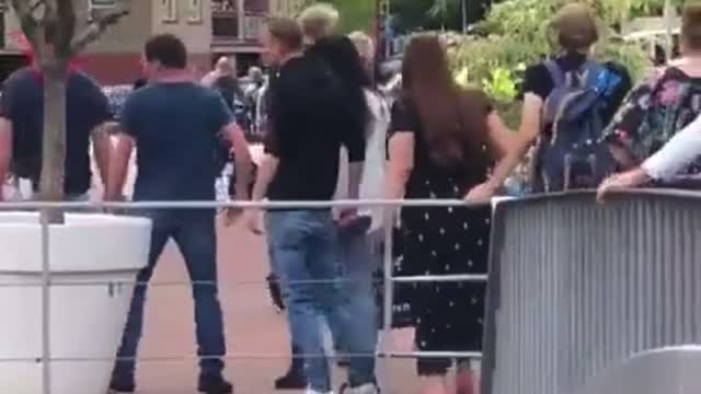 Dutch push back fascist cops Part 1