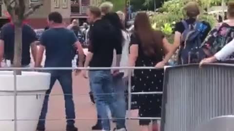 Dutch push back fascist cops Part 1