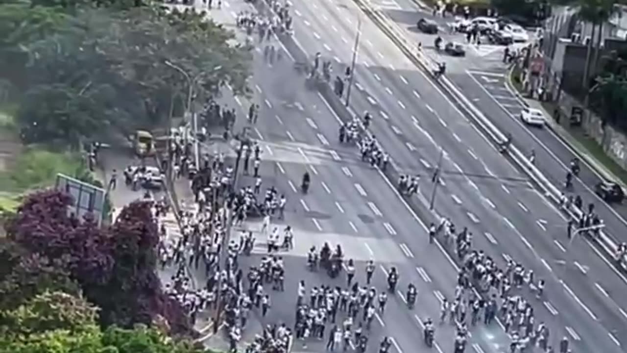 Massive protests continue in Venezuala.