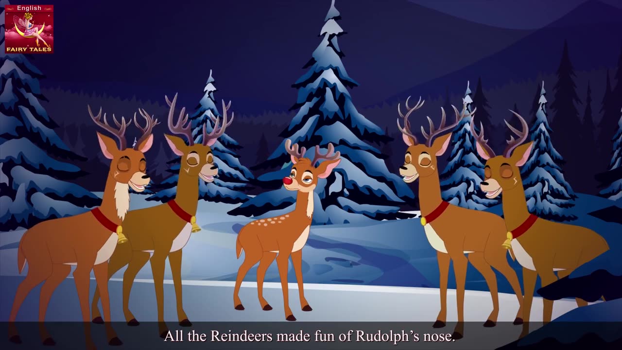 Rudolph | The Red Nosed Reindeer Story | Stories for Teenagers | @EnglishFairyTales