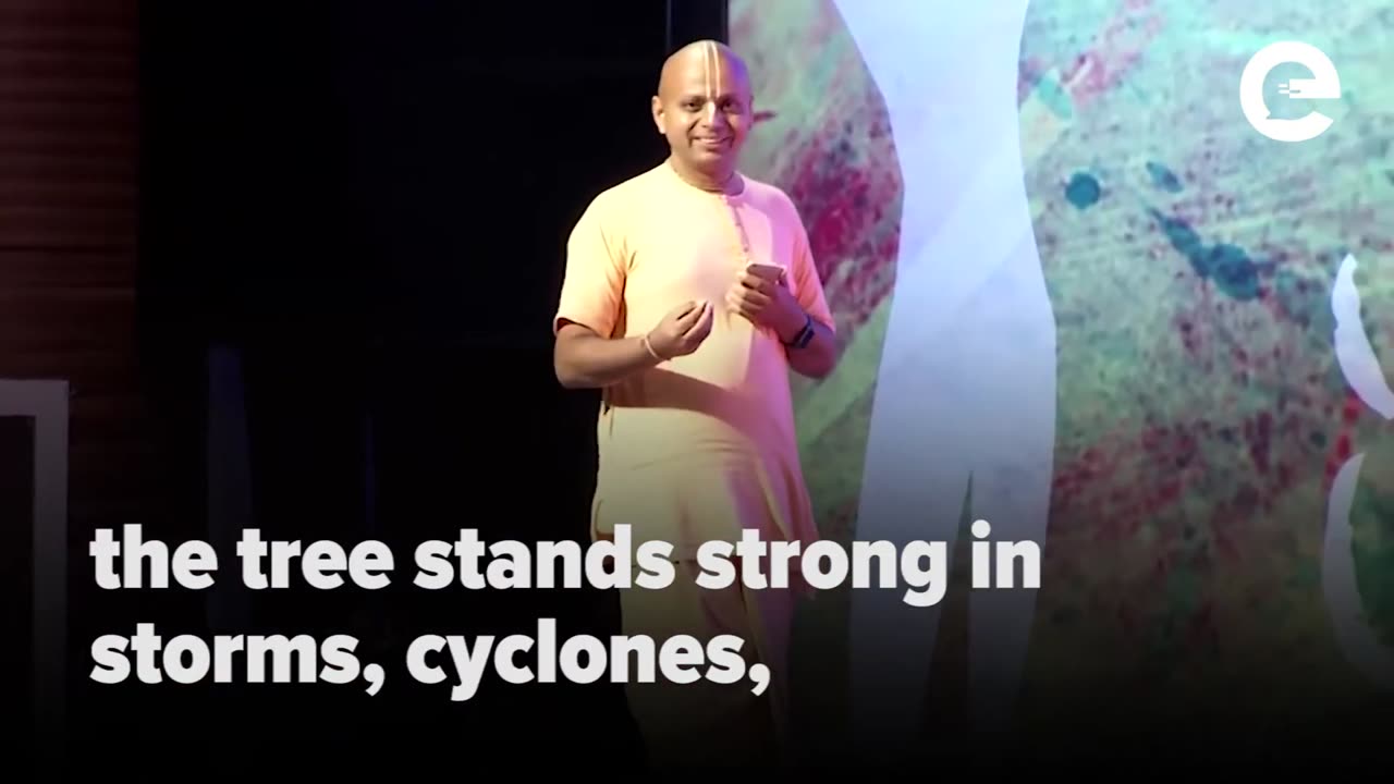 Gaur Gopal Das gives a remarkable motivation speech