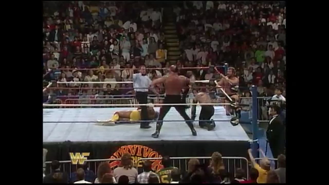 (1989.11.23) Hulkamaniacs vs. Million Dollar Team - WWF Survivor Series 1989