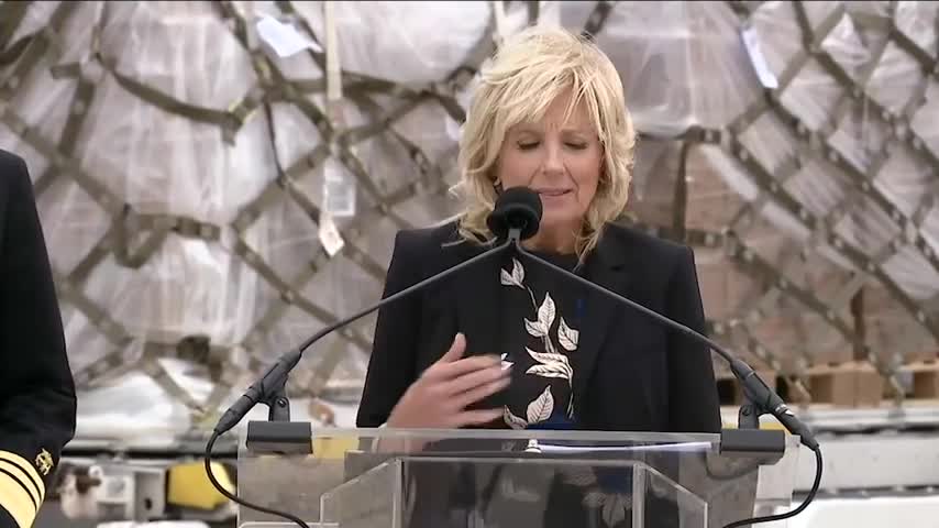 'Food Is Love': Jill Biden Delivers Remarks Following Shipment Of Baby Formula To The US