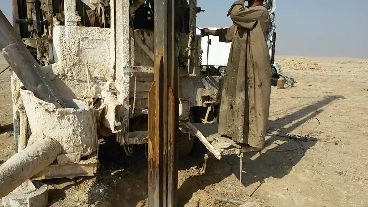 water generating machine on desert