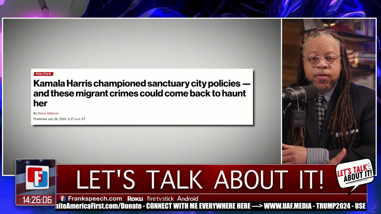 KAMALA IS FOR SANCTUARY CITIES & ABOLISH ICE