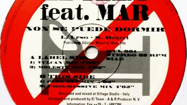 El Team - No Se Puede Dormir