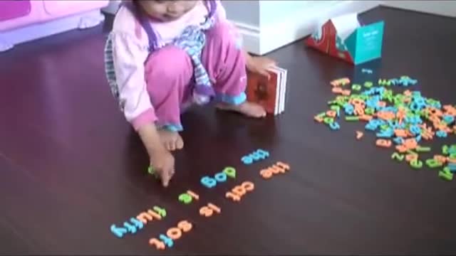 This toddler is just 2 years old and can read already!