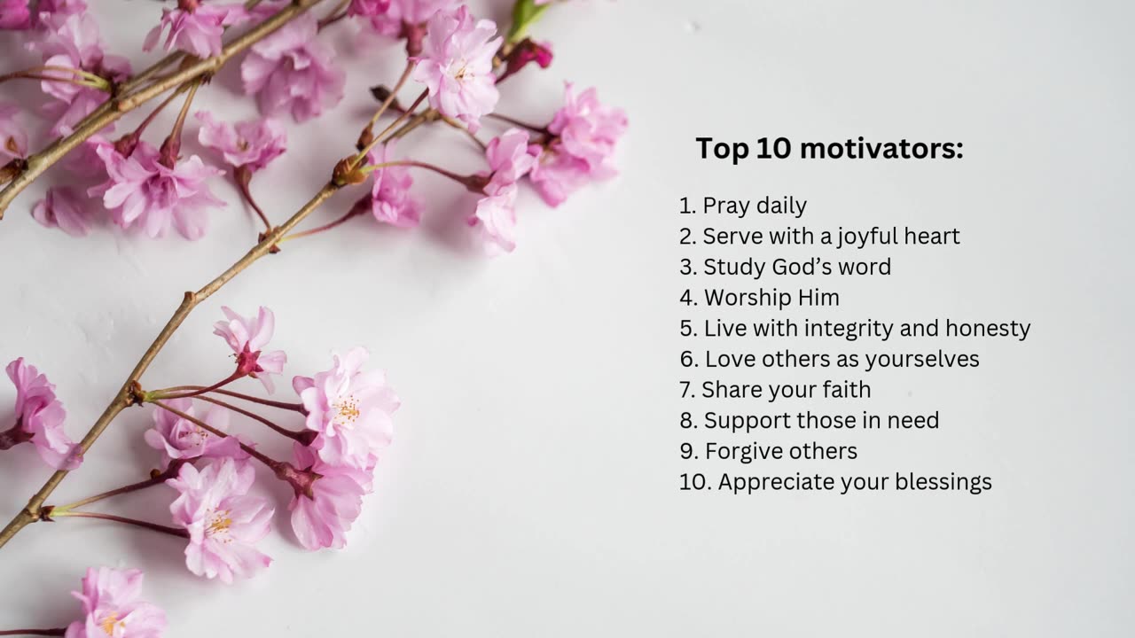 Top 10 motivators