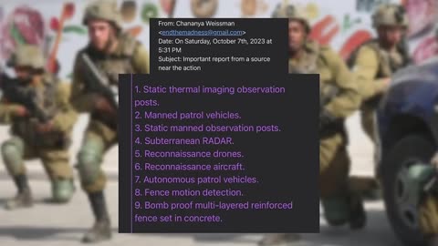 Netanyahu ordered the Israeli military to STAND DOWN during the Hamas invasion