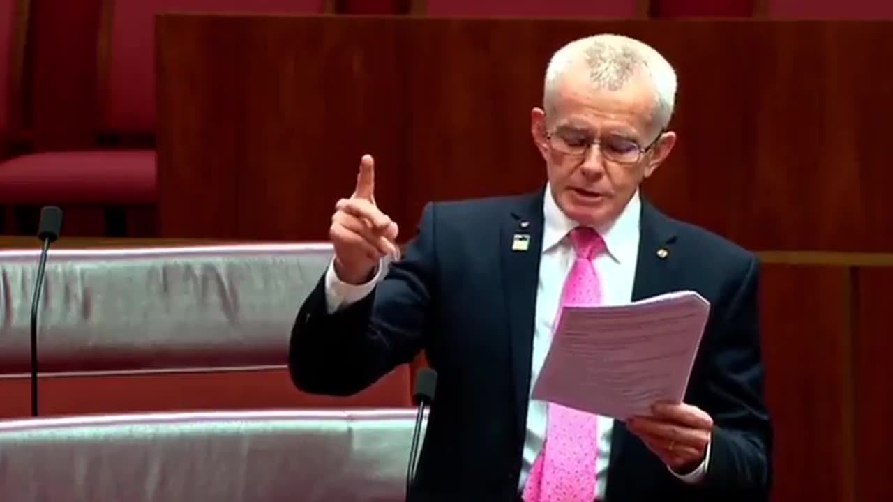 Australian Senator Malcolm Roberts GOES OFF on Klaus Schwab and the "Great Reset" agenda.