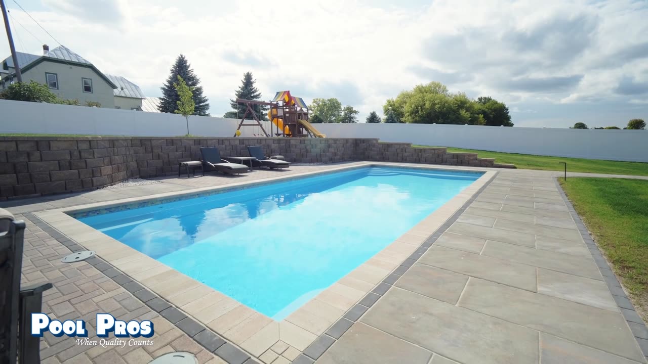 River Pools R36 Fiberglass Pool by Pool Pros in Appleton, WI