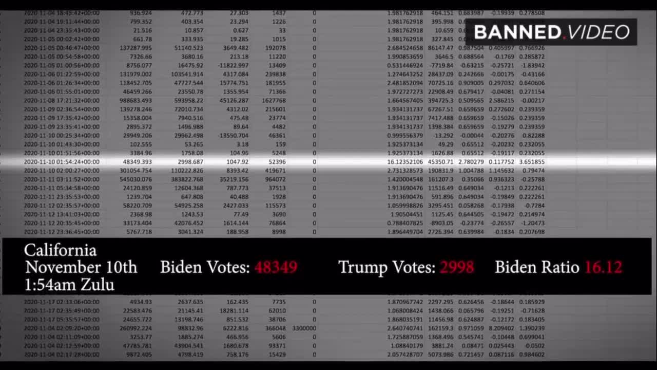 Votes Were Split By Algos In 2020 Election - Pure Data New Video Exposed