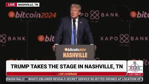 Trump: Excited to Be 1st U.S. President to Speak at Bitcoin Event in Nashville! 🇺🇸📈🎤