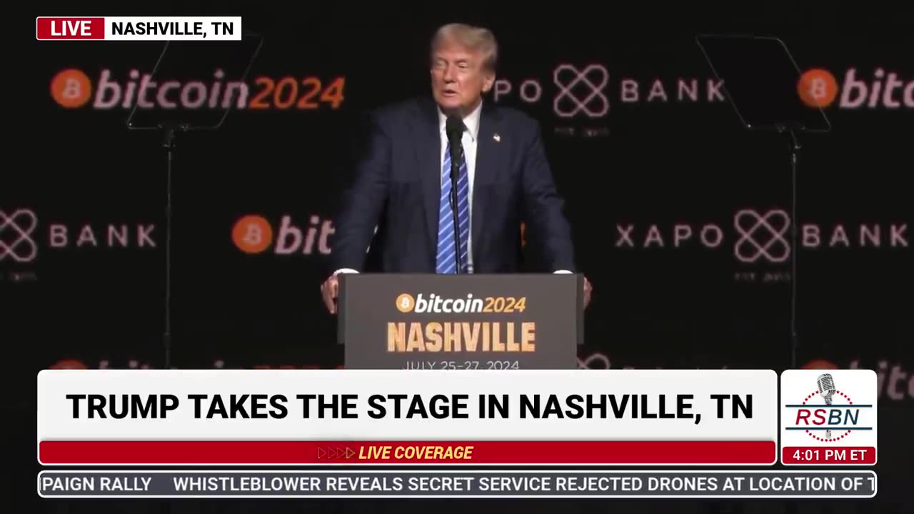 Trump: Excited to Be 1st U.S. President to Speak at Bitcoin Event in Nashville! πΊπΈππ€
