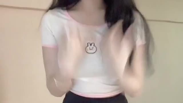 Can you stop looking at the rabbit? I'm just bored dancing