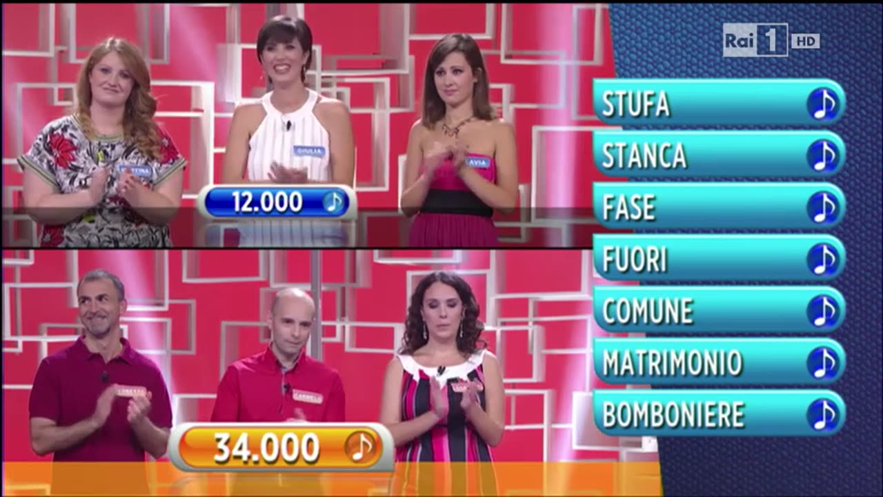 RAIUNO - Reazione A Catena-La Catena Musicale (14/08/2014)