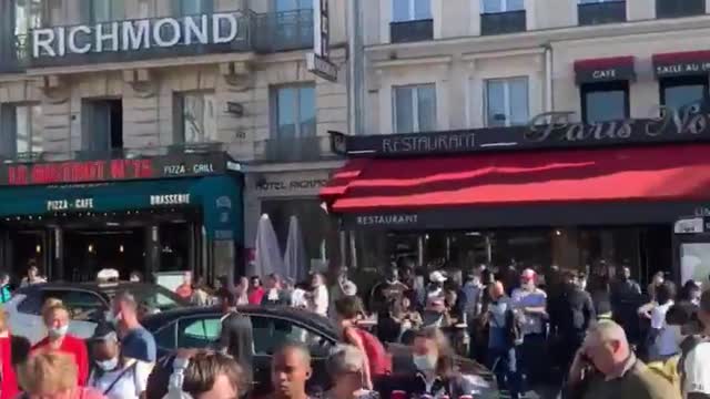 Gare Du Nord train station in Paris evacuated after bomb threat.