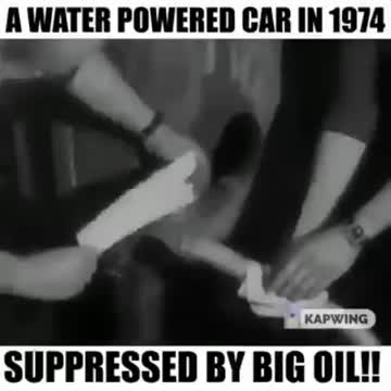 A WATER POWERED CAR IN 1974, SUPPRESSED BY BIG OIL!!!