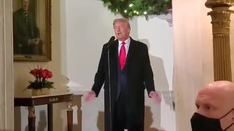 POTUS cracks some jokes at Hanukkah Party 12/9/20